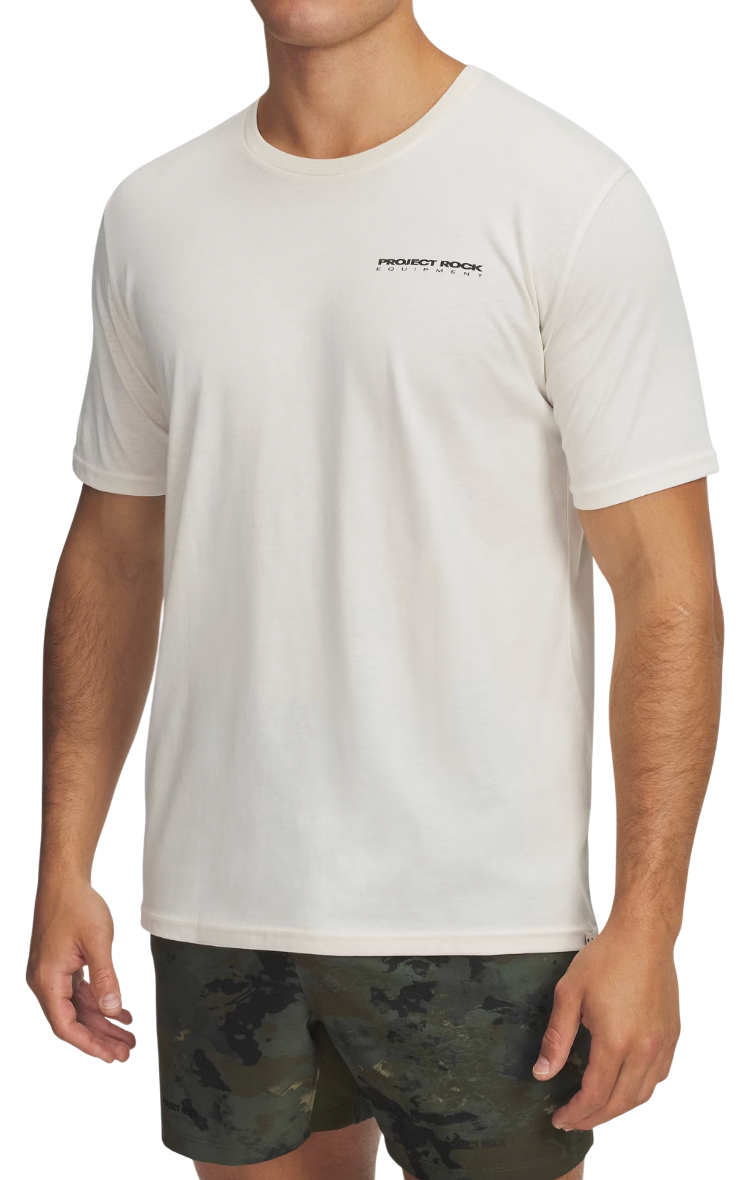 Tričko Under Armour Project Rock Equipment Short-Sleeve T-Shirt Béžová | 6005047-279