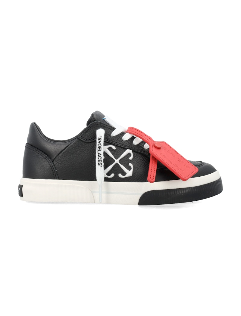 Tenisky a topánky Off-White New Low Vulcanized Black White Čierna | OMIA293S24LEA0011001, 0