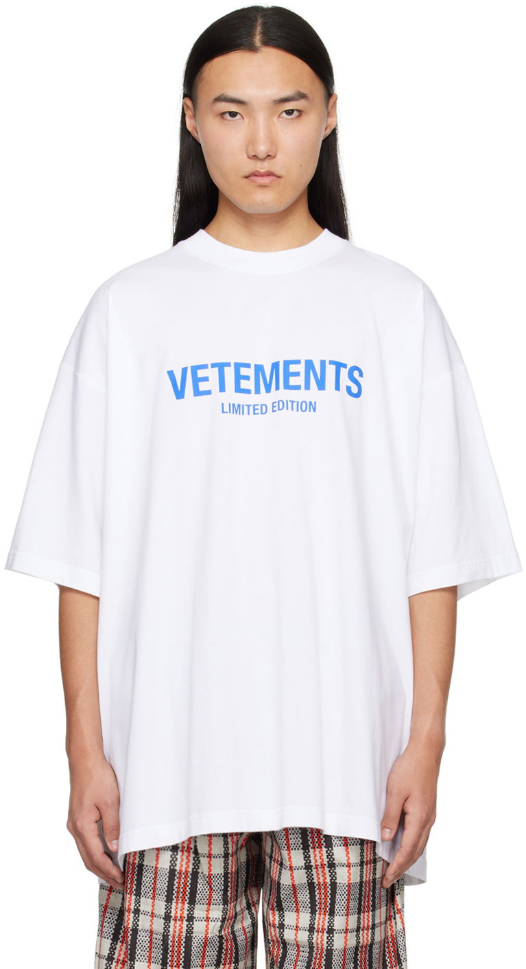 Tričko VETEMENTS 'Limited Edition' T-Shirt Biela | UE64TR800W