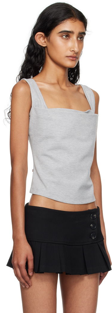 Tielko Miaou Miaou Luna Cowl Neck Tank Top Šedá | 7110PONHEG, 1