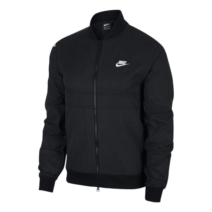 Bomber bunda Nike Logo Zipped Jacket Čierna | DN4459-010