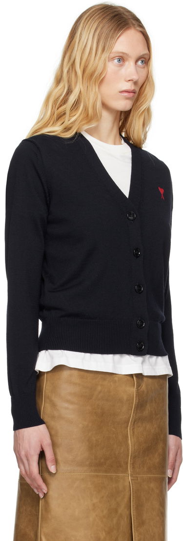 Sveter AMI De Cœur Cardigan Čierna | BFFKC111.KN0025, 1