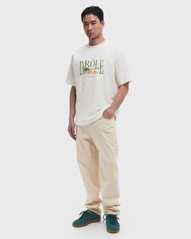 Tričko Drôle de Monsieur Drôle de Monsieur Le Tennis Court T-Shirt XXL Biela | G-TS246-CO002-OW, 1