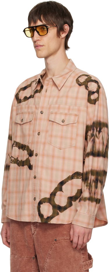 Košeľa ISABEL MARANT Isabel Marant Suli Plaid Tie-Dye Long Sleeve Button-Up Shirt Rôznofarebný | 25ACH0257HA-C3I05H, 3