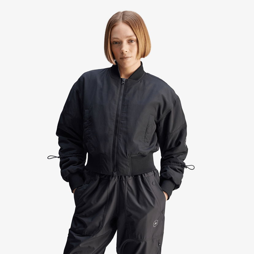 Bomber bunda adidas Originals Stella McCartney Bomber Jacket Čierna | JF6030