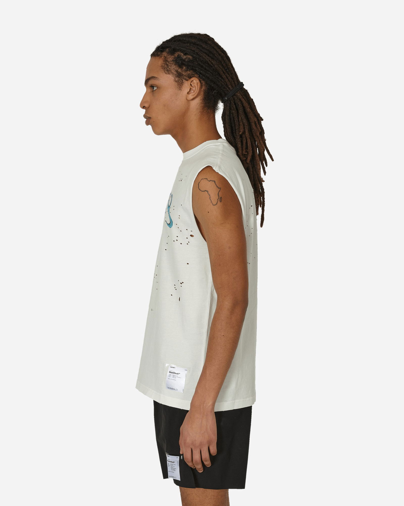 MothTech Muscle T-Shirt Off-White