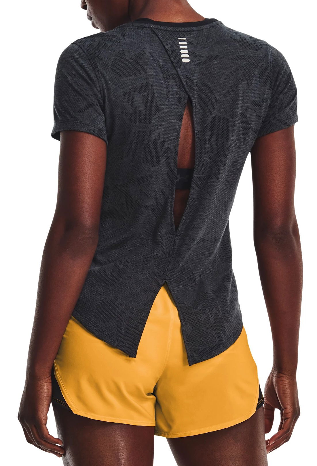 Tričko Under Armour Short Sleeve Streaker SnowCloud T-Shirt Čierna | 1373497-001, 1