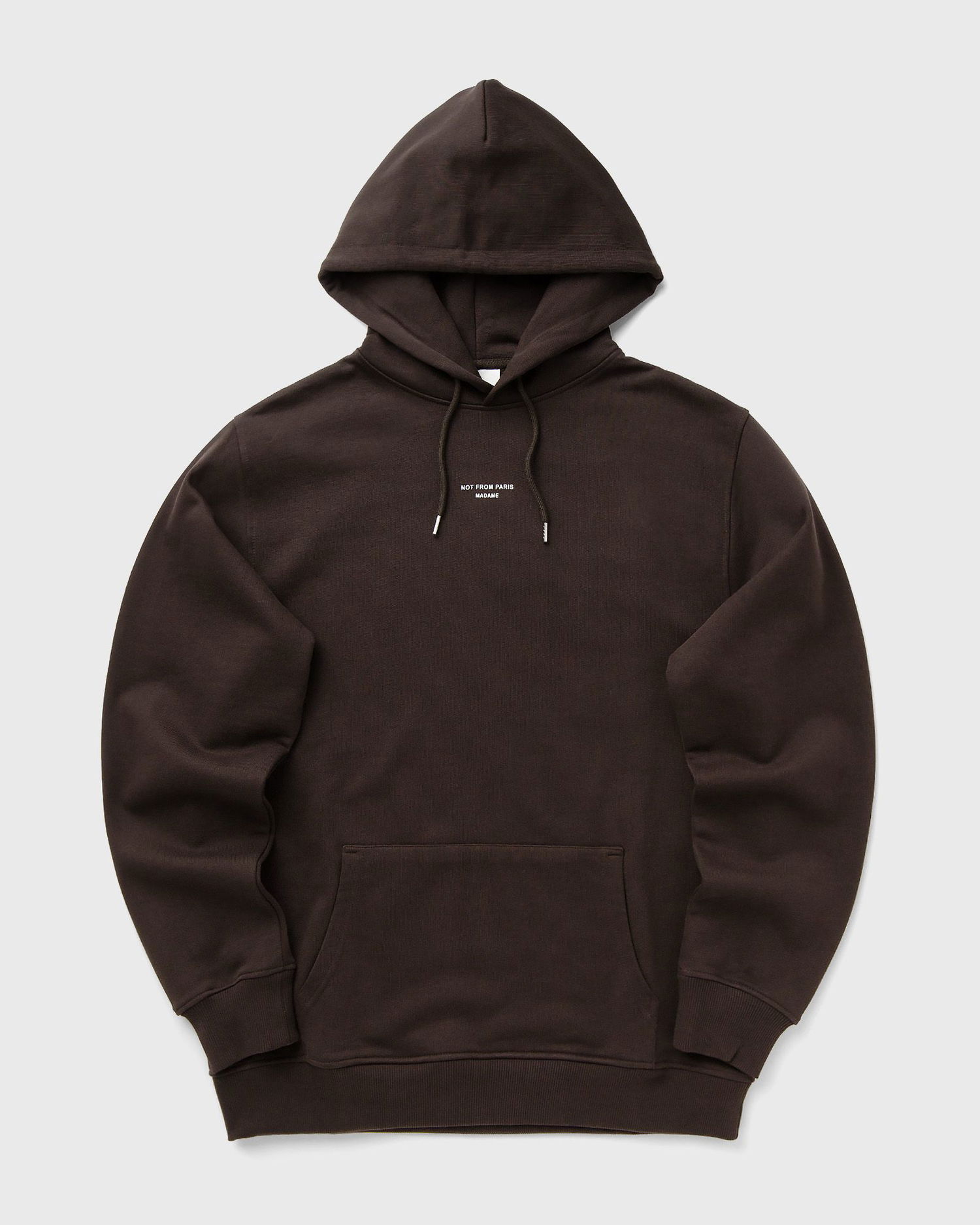 Mikina Drôle de Monsieur Classic Slogan Hoodie Hnedá | I-HO161-CO127-DBN, 1