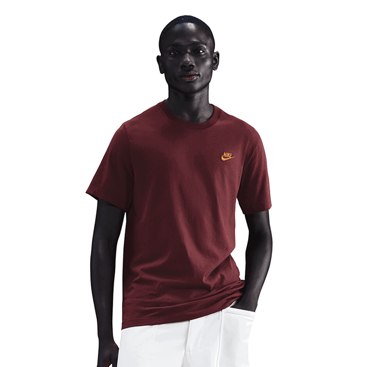 Tričko Nike NSW Club T-Shirt Vínová | AR4997-619, 0