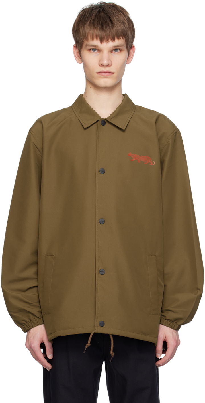 Vetrovka Carhartt WIP Embroidered Logo Coach Jacket Hnedá | I032974, 0