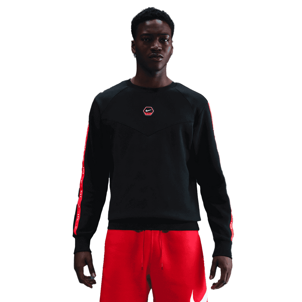 Mikina Nike NSW Fleece Crewneck Sweatshirt Čierna | IH4286-010, 0