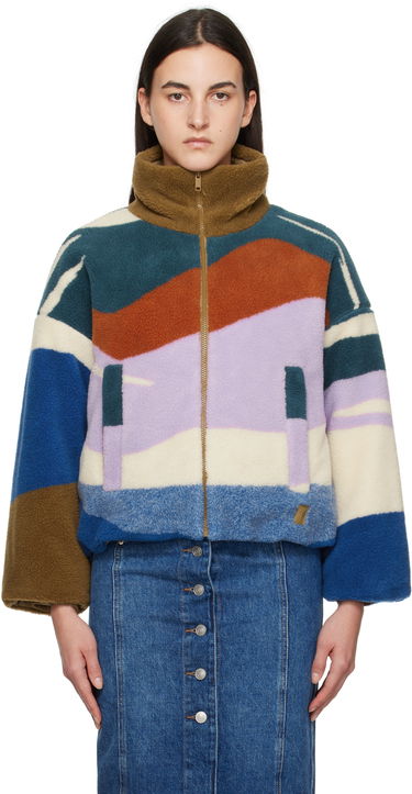 Bunda Max Mara Angolo Fleece Zip-Up Jacket Rôznofarebný | 2425906012600 MM13183, 0