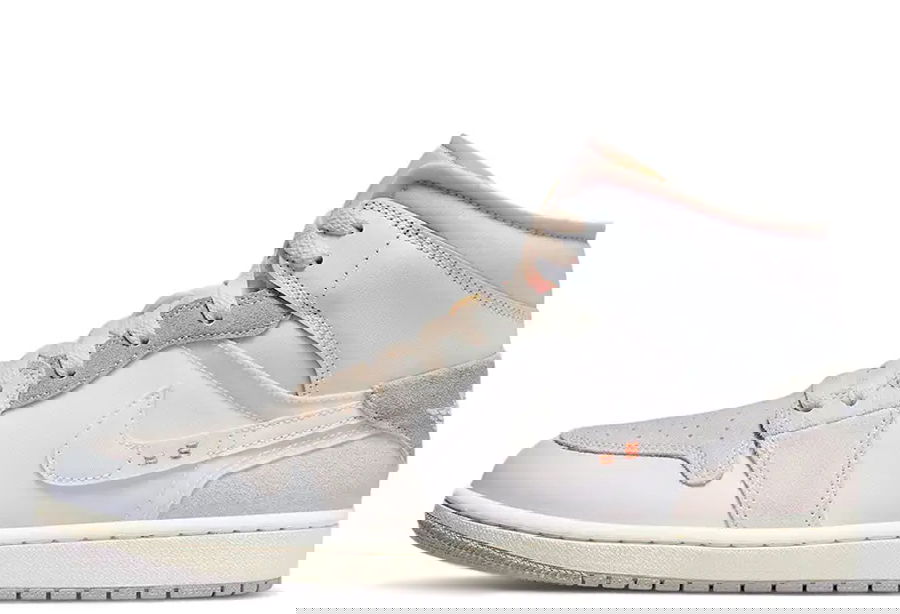 Tenisky a topánky Jordan Air Jordan 1 Mid SE Craft "Inside Out White Grey" Biela | DM9652 100, 1