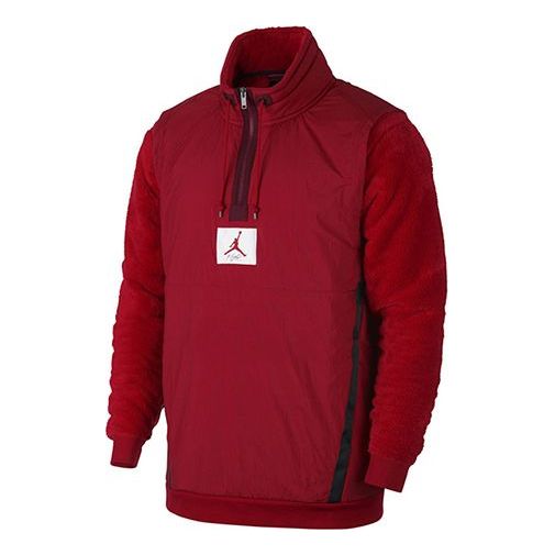 Sveter Jordan Jordan Pullover Fleece Lined Jacket Červená | AH6256-687, 0