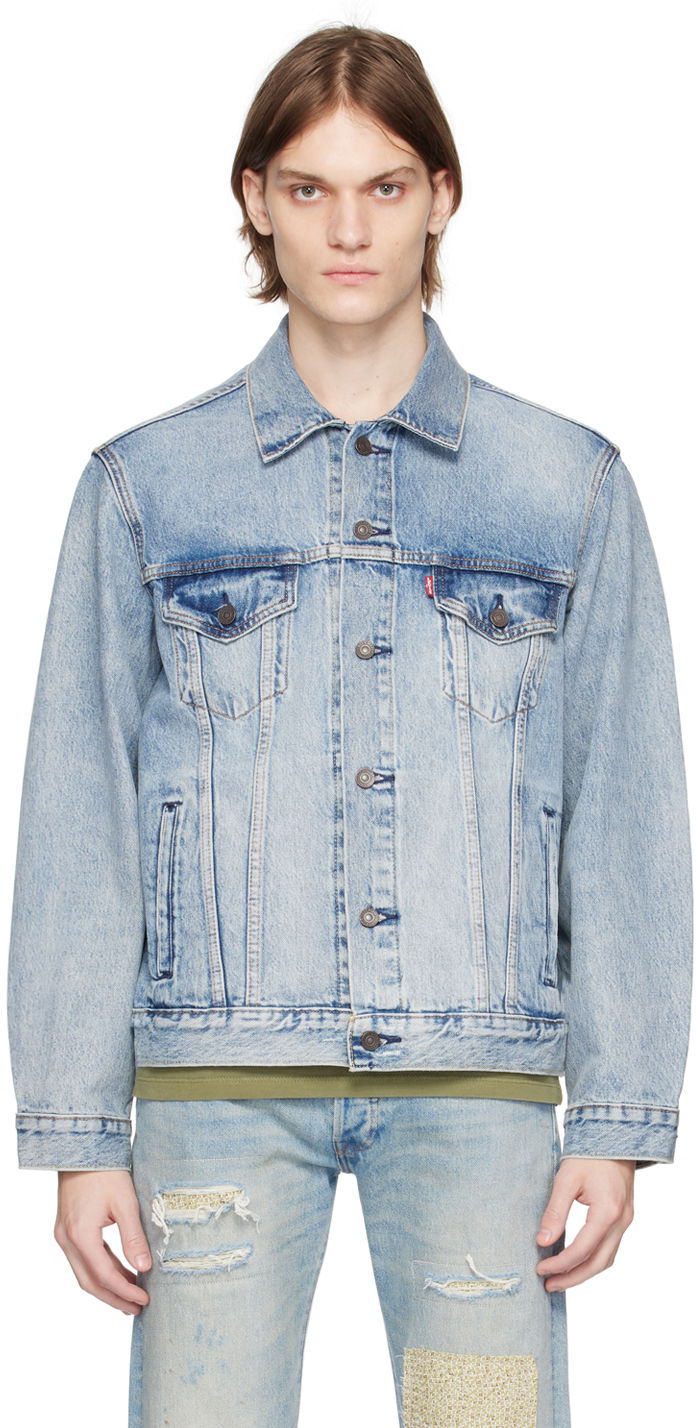 Bunda Levi's Vintage Trucker Denim Jacket Modrá | 77380-0014, 0