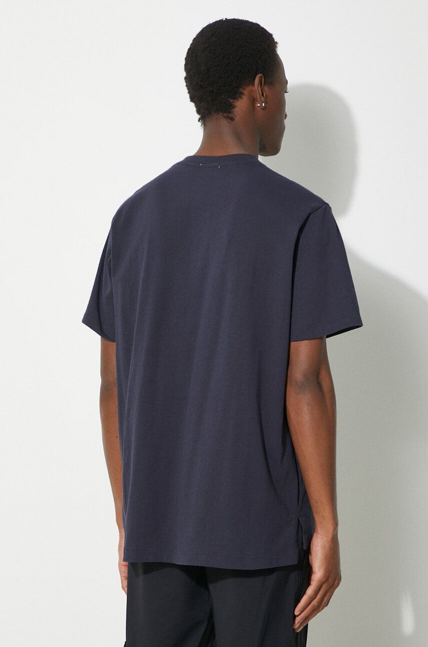 Tričko Engineered Garments Printed Cross Printed T-Shirt Navy | OR424.NP116, 1