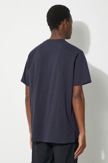 Tričko Engineered Garments Printed Cross Printed T-Shirt Navy | OR424.NP116, 1