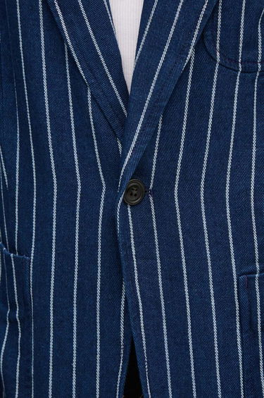 Bunda Polo by Ralph Lauren Striped Single-Breasted Blazer Modrá | 211934940, 4