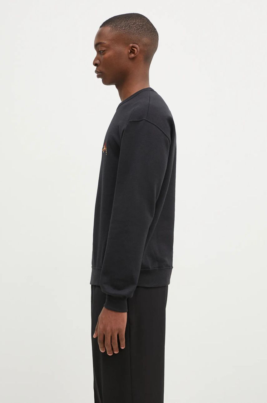 Mikina WACKO MARIA Crewneck Sweatshirt with Tiger Embroidery Čierna | 24FW-WMC-SS18, 1