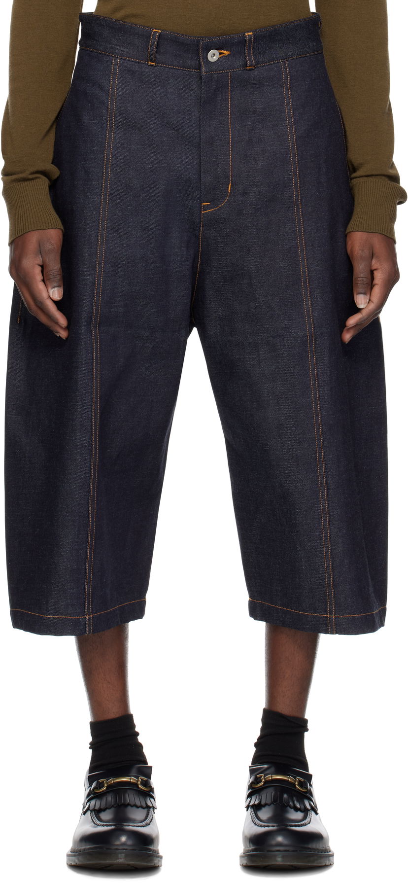 Šortky sage NATION SAGE NATION Welt Denim Shorts Modrá | S122 WELT SHORTS