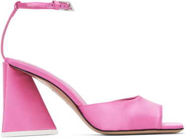 Doplnky The Attico Attico Piper Satin Heeled Sandals Ružová | 232WS599 V015, 0