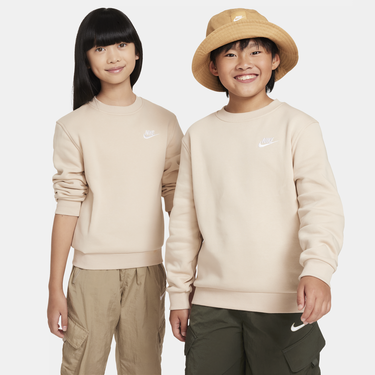 Mikina Nike Nike Sportswear Club Fleece Crew Sweatshirt Béžová | FD3006-126, 1