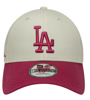 Šiltovka New Era Los Angeles Dodgers 9FORTY Side Script Adjustable Cap Biela | 60667556, 4