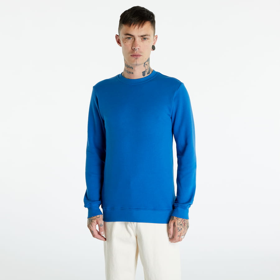Sveter Urban Classics Organic Basic Crewneck Modrá | TB3824-02845, 0