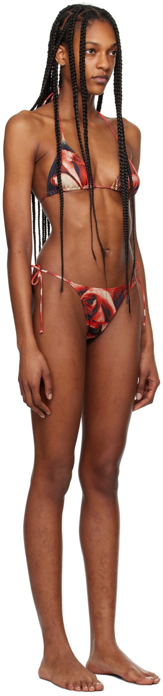 Plavky Jean Paul Gaultier 'The Roses' Bikini Set Červená | 24/25-F-BS007-J543-403050, 1