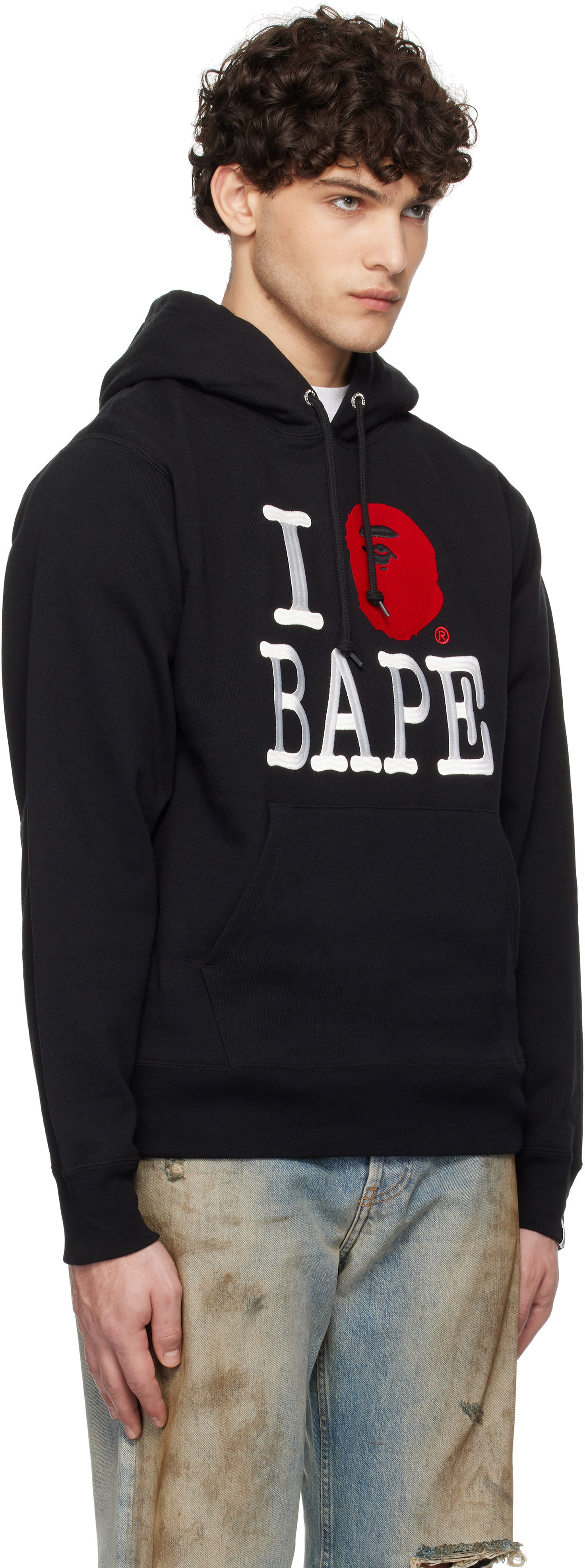 I LOVE BAPE Hoodie Black