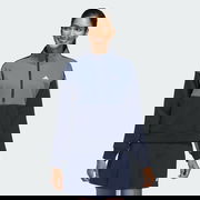 Colorblock Quarter-Zip Sweatshirt