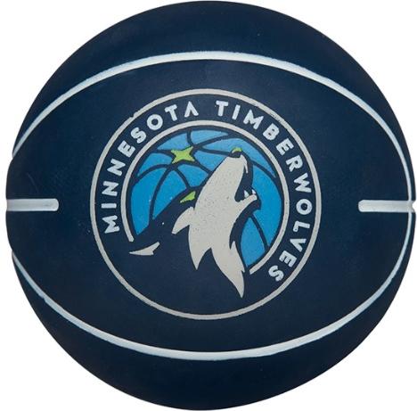 Športový doplnok Wilson Tennis Minnesota Timberwolves Dribble Basketball Navy | wtb1100mn