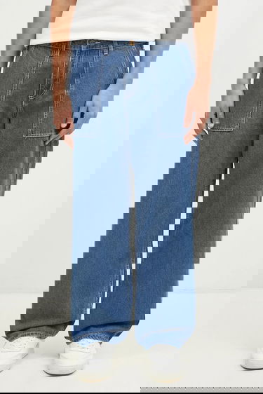 Džínsy Butter Goods Breakdown Loose Fit Carpenter Jeans Modrá | BG243711, 0