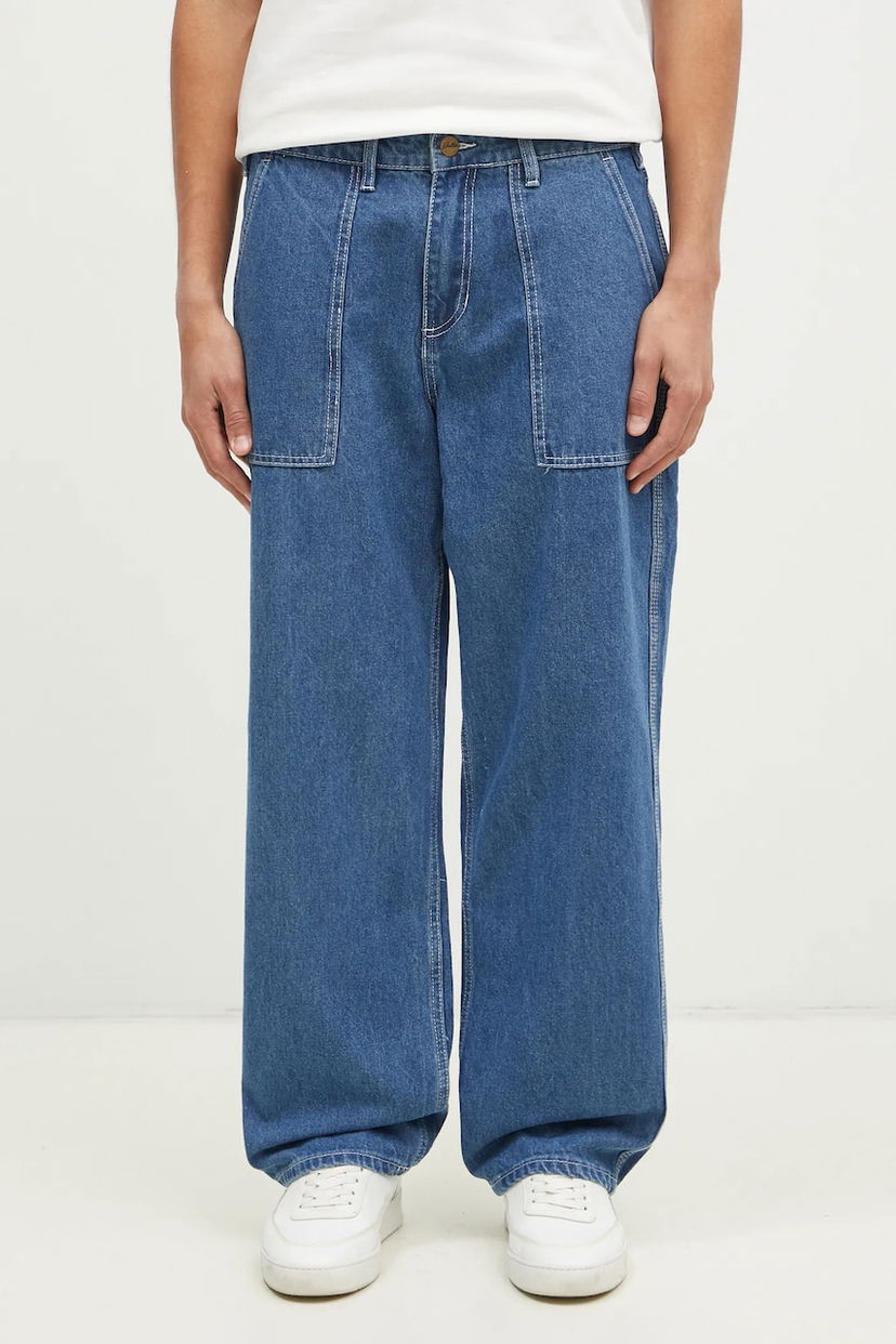 Džínsy Butter Goods Breakdown Loose Fit Carpenter Jeans Modrá | BG243711