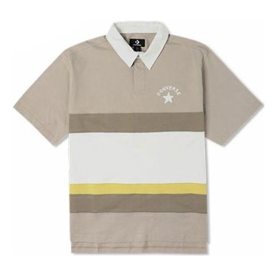 Polo tričko Converse Colorblock Logo Polo Shirt Béžová | 10024880-A03