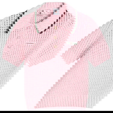 Polo tričko Casablanca Women's Casablanca Mouline Polo Shirt Ružová | WPF25-KW-1014-02, 1