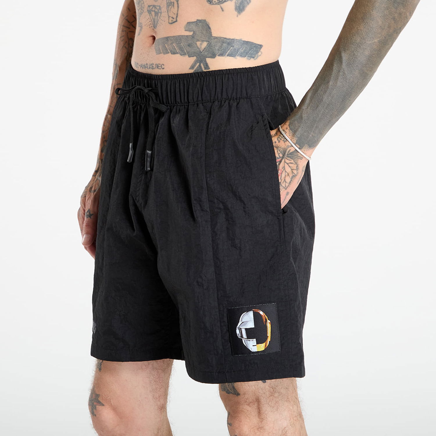 Šortky Pleasures PLEASURES Daft Club Crush Hiking Shorts Čierna | P25DP013-BLACK, 1