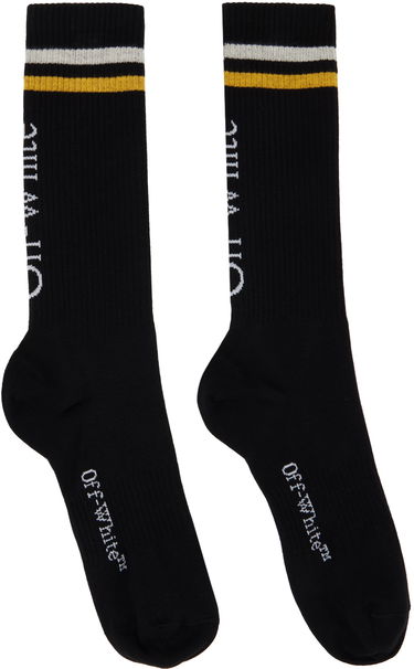 Ponožky Off-White Off-White Stripe Socks Čierna | OMRA078F23KNI0011004, 0
