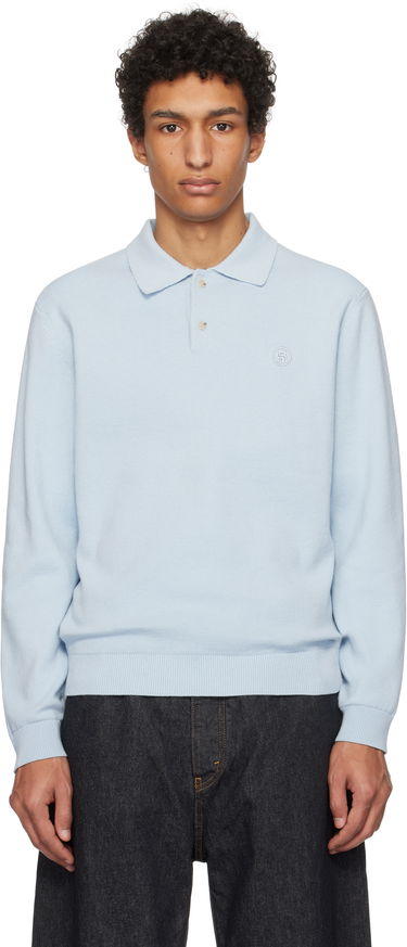 Sveter BOSS Knit Polo Modrá | 50531600, 0