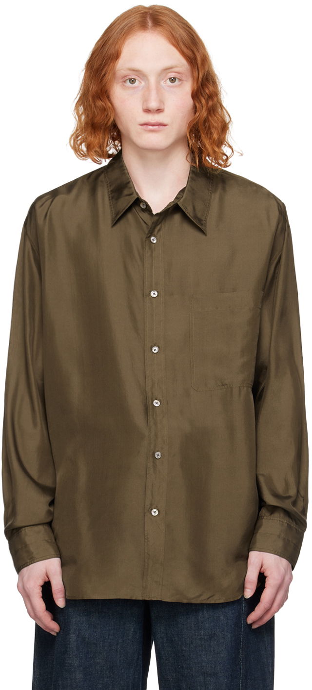 Košeľa LEMAIRE Loose Shirt Zelené | SH1097 LF1235, 0