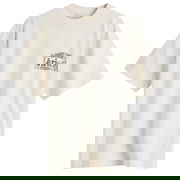 Aged Ancient Temple Graphic Tee, Size Large