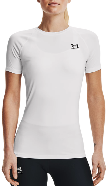 Tričko Under Armour Authentics Compression Short Sleeve T-Shirt Biela | 1365460-100, 0