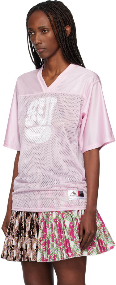 Dres Anna Sui Mesh 'Sui 81' Graphic V-Neck Jersey Rôznofarebný | T1026B2, 3