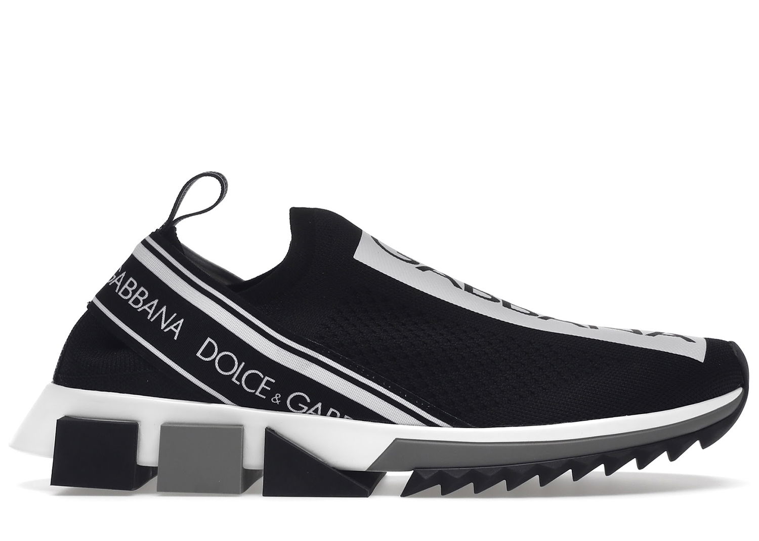 Tenisky a topánky Dolce & Gabbana Sorrento Logo Slip On Black White W Čierna | CK1595AH67789690, 0