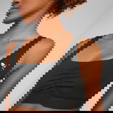 Podprsenka Puma x PAMELA REIF Ruching Sports Bra Čierna | 523064_01, 0