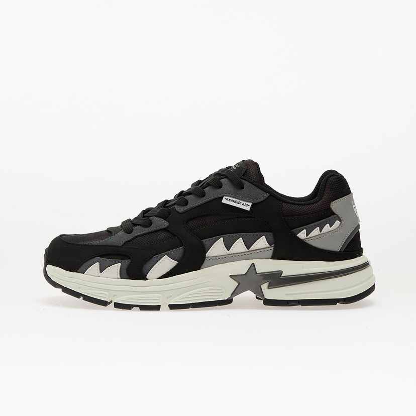 Tenisky a topánky BAPE Bathing Ape Shark Sta 1 Čierna | 001FWL301319MBLK