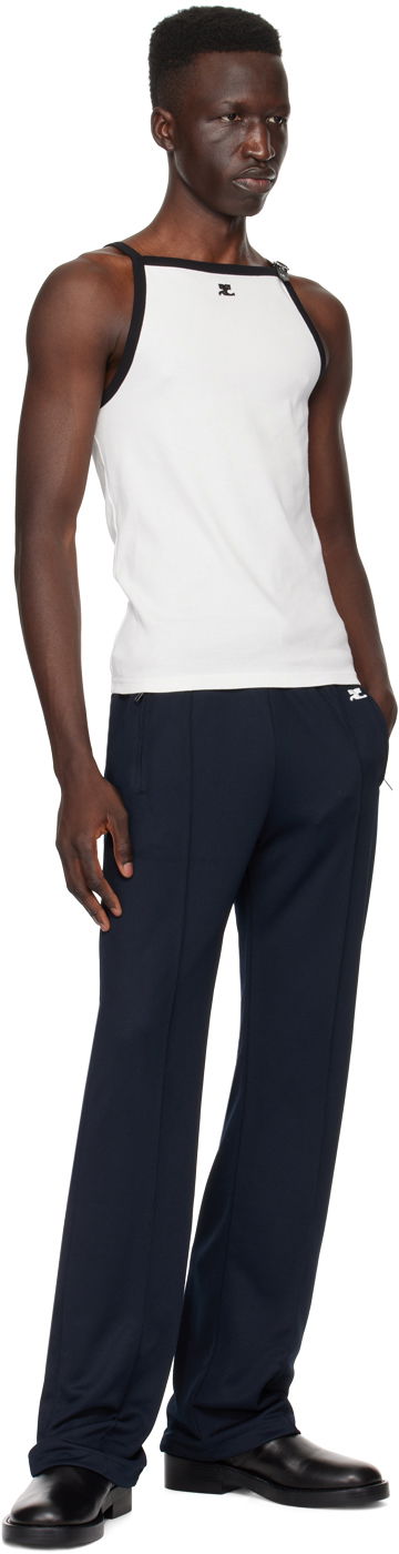 Tielko Courrèges Courrèges Buckle Detail Tank Biela | 124JDE068JS0070, 3