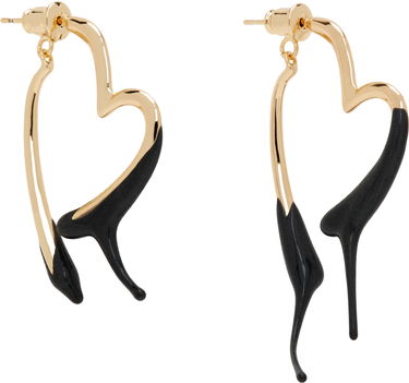 Náušnice Ottolinger Ottolinger Heart Drop Earrings Metalická | 12590082501, 1
