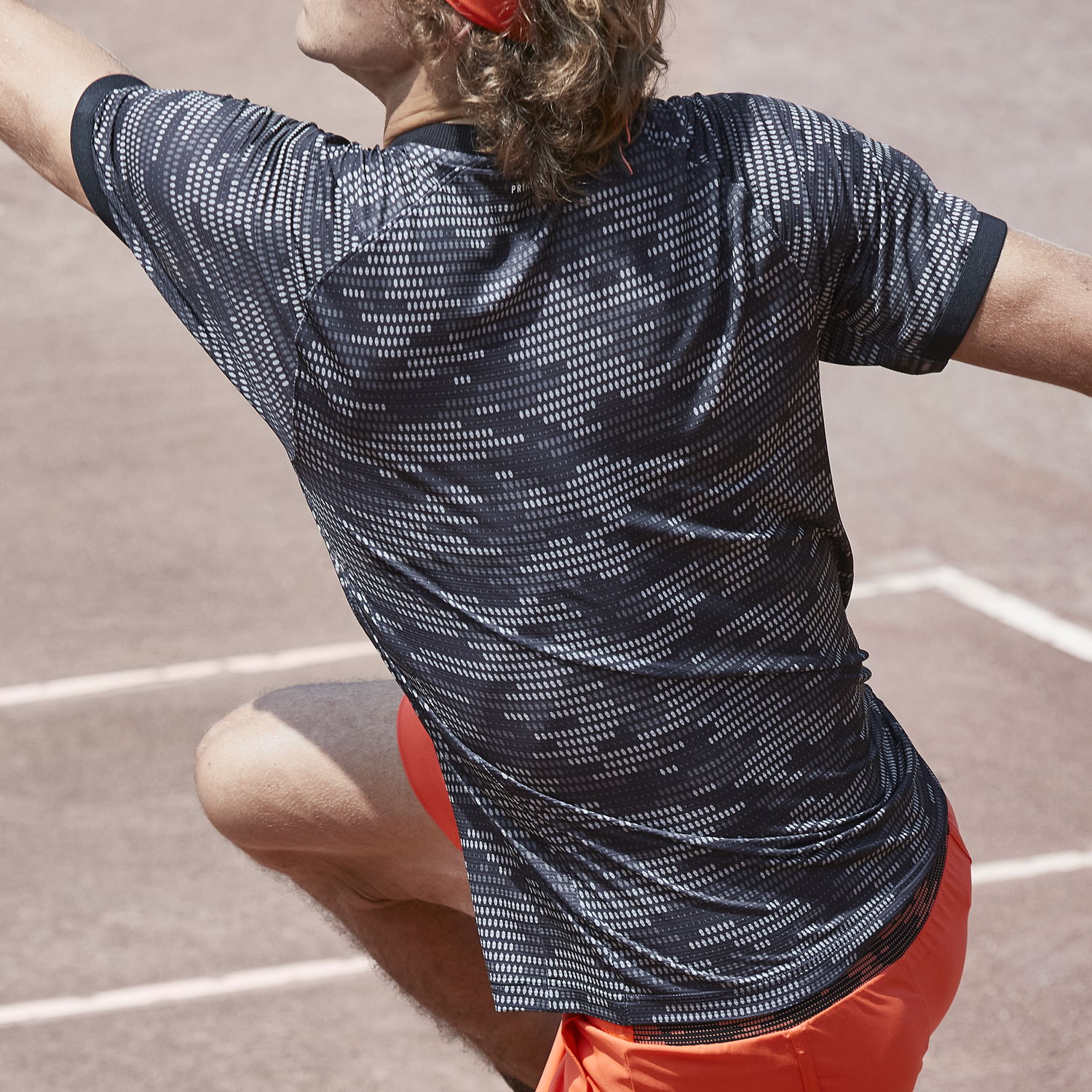 Tričko adidas Originals Freelift Primeblue Short Sleeve Dotted Pattern V-Neck T-Shirt Rôznofarebný | fk0810, 1