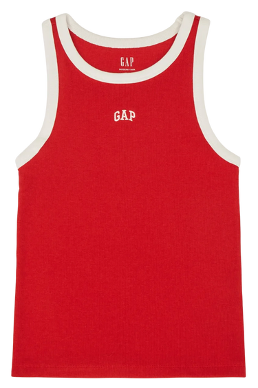 Tielko GAP Ribbed Tank Top Logo Americana Červená | 729562-05, 0